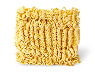 Image showing Noodles of fast preparation vertically