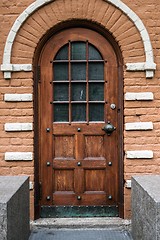 Image showing Unique door closeup