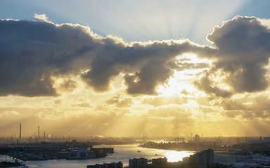 Image showing Sky with clouds