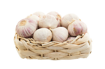 Image showing Raw garlic (small) isolated