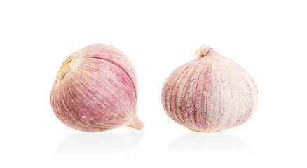 Image showing Raw garlic (small) isolated