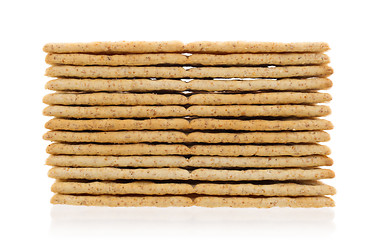 Image showing Stack of crackers