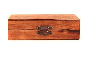 Image showing old wooden case