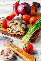 Image showing Fresh tasty vegetables