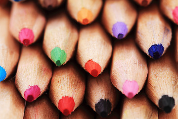 Image showing color pencils details