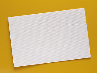 Image showing Blank paper tag label