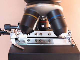 Image showing Light microscope detail