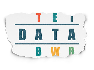 Image showing Data concept: Data in Crossword Puzzle