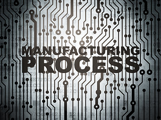 Image showing Industry concept: circuit board with Manufacturing Process