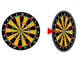 Image showing darts game arrow