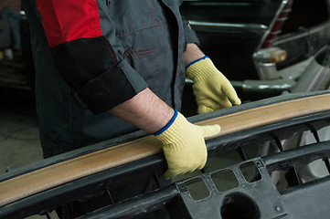 Image showing Repairing automotive body