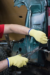 Image showing Repairing automotive body