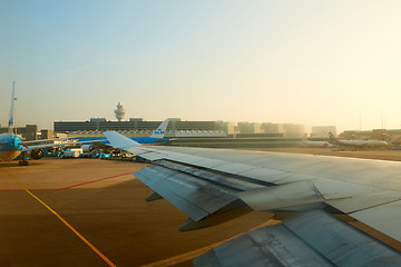 Image showing Amsterdam Airport Schiphol in Netherlands