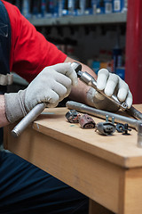 Image showing Professional mechanic working