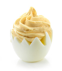 Image showing boiled stuffed egg