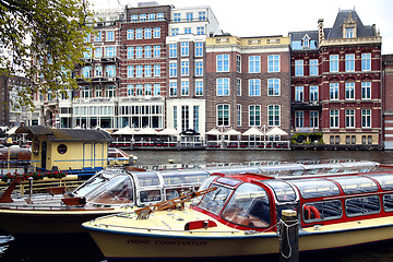 Image showing AMSTERDAM, THE NETHERLANDS - AUGUST 19, 2015: View on Hotel de l