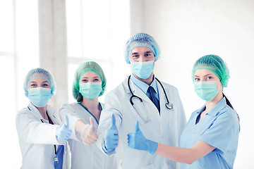 Image showing group of doctors in operating room