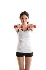 Image showing Exercise asian woman