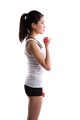 Image showing Sporty asian woman