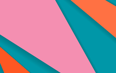 Image showing Abstract background in modern material design style