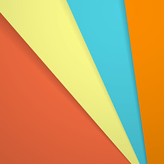 Image showing Abstract background in modern material design style