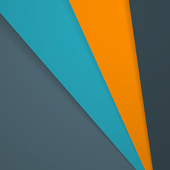 Image showing Abstract background in modern material design style