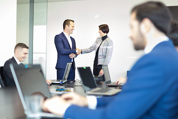 Image showing Business people shaking hands.