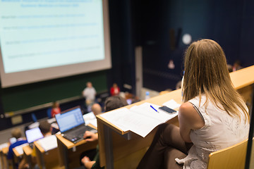 Image showing Audience in the lecture hall.