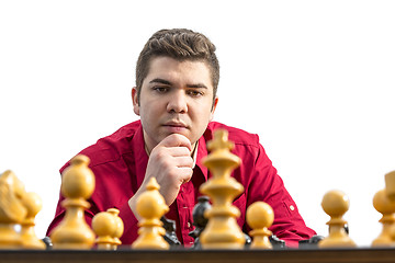 Image showing Portrait of a Chess Player