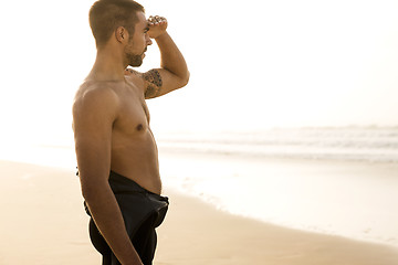 Image showing Searching for the swell