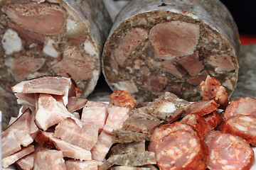 Image showing pig brawn and other meat