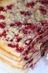 Image showing red currant cake 