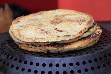 Image showing salted pancakes meal