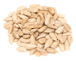 Image showing peeled sunflower seeds