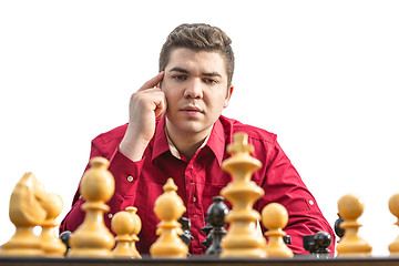 Image showing Portrait of a Chess Player