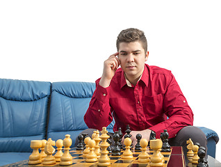 Image showing Portrait of a Chess Player