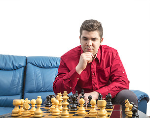 Image showing Portrait of a Chess Player