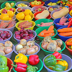 Image showing Vegetables and Fruits