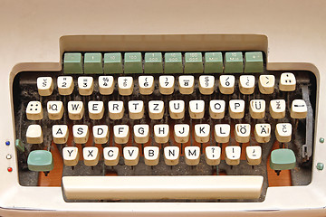 Image showing Typewriter Keyboard