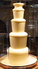 Image showing White Chocolate Fountain