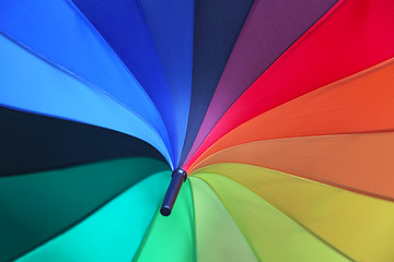 Image showing Rainbow Umbrella