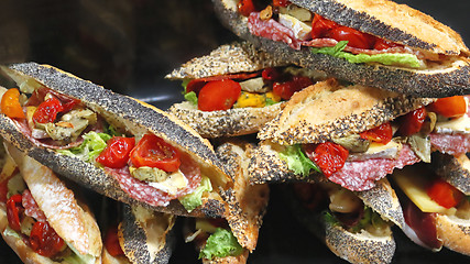 Image showing Sandwiches