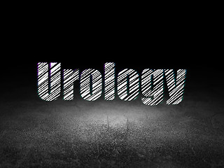 Image showing Healthcare concept: Urology in grunge dark room