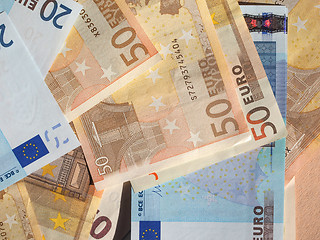 Image showing Fifty and Twenty Euro notes