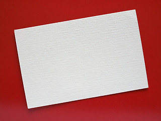 Image showing Blank paper tag label