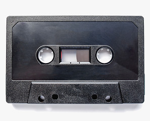 Image showing Black tape cassette