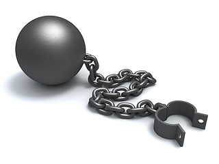 Image showing Ball and chain