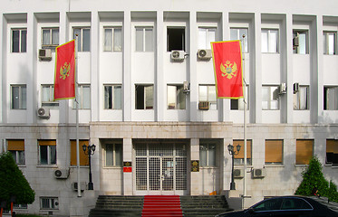 Image showing Presidential Office government building Podgorica Montenegro Eur