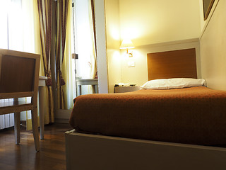 Image showing two star room  Milan Italy