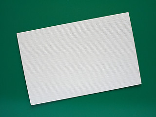 Image showing Blank paper tag label
